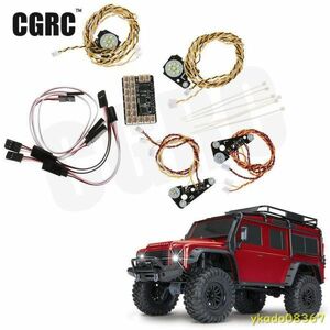 OL021：Trx4RCCAR用　LED　フロント/リア　ライト＆ICランプグループ　ヘッドライトランプセット