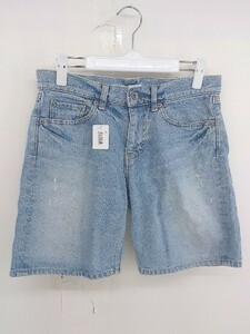 ◇ SHIPS シップス デニム ショート パンツ サイズS ブルー レディース