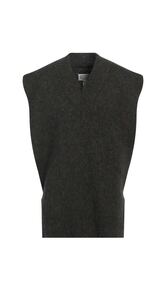 MAISON MARGIELA メゾン マルジェラ Knit V neck vest ニット Vネック ベスト / S Small Dark Green ダーク グリーン / Martin マルタン