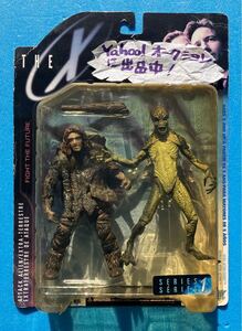 劇場版 Xファイル フィギュア アタック エイリアン & 原始人 2体 セット THE ＸFILES Movie ALIEN & primitive man figure SF ホラー