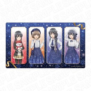 【中古】劇場アニメ「青春ブタ野郎はランドセルガールの夢を見ない」 ラバーデスクマット Snow ver.