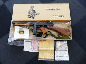 ☆ HUDSON ハドソン トンプソン M1A1 THOMPSON モデルガン 保管品 1円スタート ☆