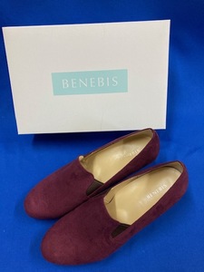 BENEBIS べネビス　しなやかストームウェッジヒールパンプス　24.0ｃｍ　WI　89883037