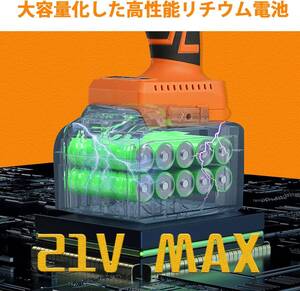 おすすめ 充電式インパクトレンチ | 大容量バッテリー | 正逆転機能 | 最大