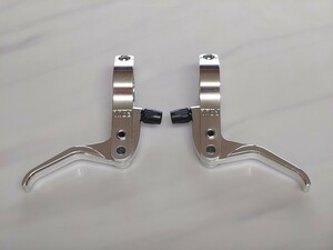 未使用 PAUL COMPONENT ポールコンポーネント ブレーキレバー CROSS LEVER クロスレバー ポリッシュ 銀 シルバー polish 31.8mm