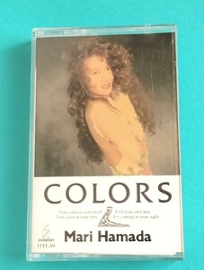  浜田麻里 MARI HAMADA COLORS カセットテープ 歌詞カード付