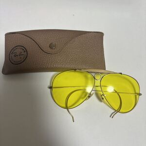 Ray-Ban USA ボシュロム社 レイバン ティアドロップ サングラス ヴィンテージ 度有 1/30 10K GO bet09015738