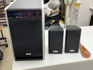 ロ2409-3107 ONKYO デジタルサウンドシステム HTX-11XPAW /HTX-11XS7 セット 140サイズ発送予定 通電のみの確認 