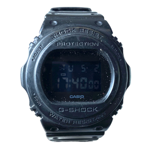 【稼働品】 CASIO カシオ G-SHOCK 時計 DW-5750 デジタル クォーツ 腕時計 海外モデル 20気圧 防水 ロゴ 樹脂 ブラック 黒