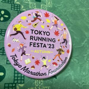 【中古品】TIKYO RUNNING FESTA 東京ランニングフェスタ 2023年 缶バッチ