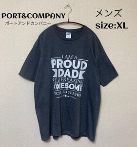 PORT&COMPANY ポートアンドカンパニー Tシャツ USA輸入古着 XL