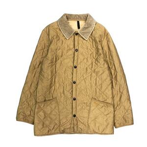 USA 古着 Barbour 3ワラント バブアー ESKDALE キルティングジャケット ベージュ S