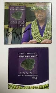輸入盤CD　クァナ・トレス・カヘレ　MANOOKALANIPO デジパック仕様　ハワイアン音楽　Kuana Torres Kahele