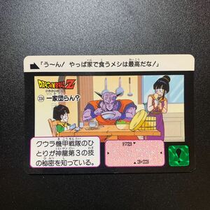 【並上品】ドラゴンボールZ カードダス 本弾第8弾 No.334 一家団らん？