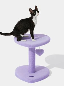 VETRESKA ベトレスカ ハートパープル キャット クライマー 2段 猫用 ペット用品 デザイナーズ 海外取寄 HEARTPURRPLE CAT CLIMBER