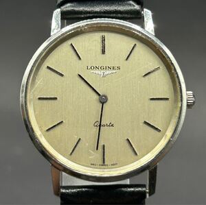 1円スタート 腕時計 LONGINES ロンジン クォーツ 2針 シルバー文字盤 メンズ 動作未確認 00-1 17 BEAR 17 ヴィンテージ