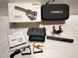 comica VM20 ガンマイク 外付けマイク 高感度カメラマイク 75/150Hzローカットモード