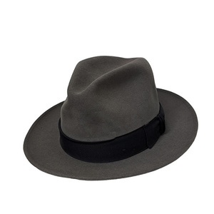 STETSON/ステットソン THE SOVEREIGN Spencer　フェルトウール中折れハット グレー8047000094013