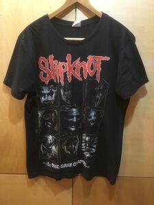 SLIPKNOT スリップノット Tシャツ 黒 USA 古着 両面プリント M