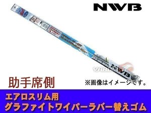 NWB グラファイト ワイパーゴム プレオ プラス LA350F LA360F H29.5～ 助手席側 350mm 幅5.6mm ラバー 替えゴム