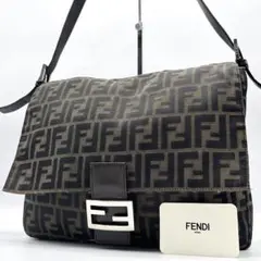 FENDI フェンディ　マンマバケット　ショルダーバッグ　ワンショルダー　カーキ