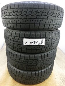 L-5693 溝あり 中古スタッドレス ヨコハマ アイスガード iG70 195/65R15 91Q (4本)