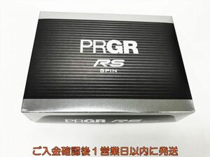 【1円】未使用品 ゴルフ PRGR プロギア RS SPIN ホワイト ゴルフボール 1ダース G02-160tm/F3