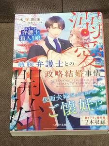 ベリーズ文庫★水守恵蓮『敏腕弁護士との政略結婚事情～遅ればせながら、溺愛開始といきましょう～』　※同梱4冊まで送料185円