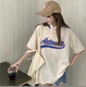 韓国風 レディース 半袖Tシャツ 新しい夏 気質 ファッションTシャツ M ブラック