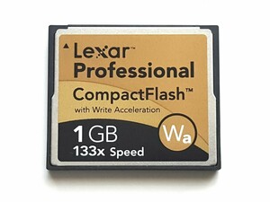【現品限り】☆美品☆ CFカード 1GB 133x レキサー プロフェッショナル Lexar Professional コンパクトフラッシュ CompactFlash Card