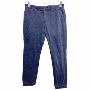 J.CREW チノパン W33 ジェイクルー 裏地付き ネイビー 古着卸 アメリカ仕入 2405-1294