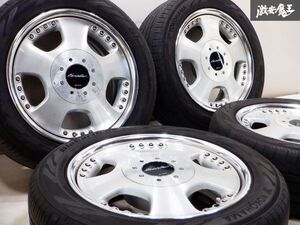 【希少】WORK ワーク ユーロライン DH 17インチ 7J +25 6H PCD139.7 215/55R17 2022年製 タイヤ付 ホイール 4本 エルグランド ハイエース