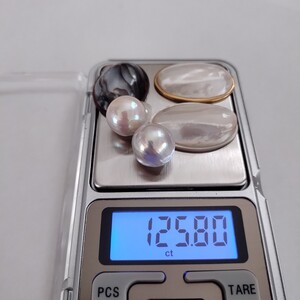 パール 真珠 まとめ 125.8ct（25.16g）宝石 ルース【送料無料】