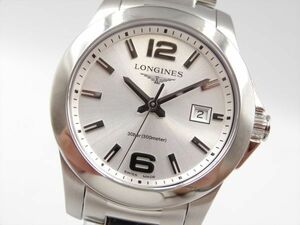 19184E LONGINES ロンジン 稼動品 L3.376.4 コンクエスト レディース 時計 クオーツ ケース29mm 未使用品