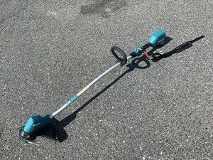 ★中古☆マキタ makita 18V充電式草刈機 MUR189D 本体のみ ループハンドル 樹脂刃3枚式 電動工具 刈払機 コードレス)倉b