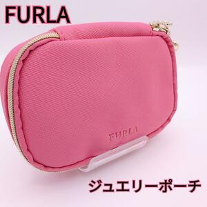 FURLA MORE マルチジュエリーポーチ フルラ　レア　新品 かわいい　ピンク