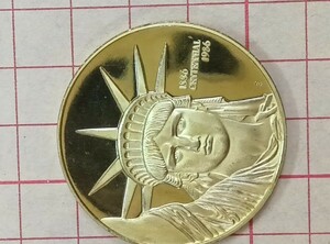 【米国記念コイン】　1986年　LIBERTY　TRADE　BRONZE　【ゆうパケットポストmini対応】