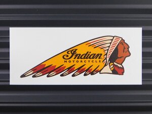 ◆送料\110◆【Indian MOTORCYCLE】※《ガレージステッカー》　アメリカン雑貨　モーター レーシング