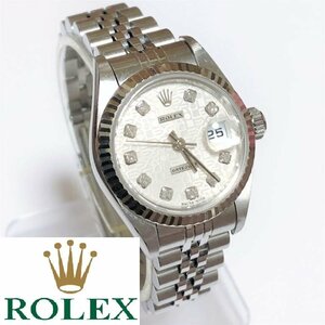 ロレックス/デイトジャスト/ホリコン/手巻き?/rolex/datejust/79174/ディジャスト/ホリコンピューター/腕時計/一応ジャンク扱