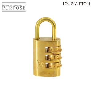 ルイ ヴィトン LOUIS VUITTON ダイヤル式 パドロック LV ロゴ ゴールド 南京錠 カギ Dial Padlock 90236384