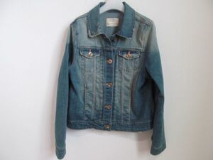 (44580)ZARA　キッズ　ガールズ　デニム　ジャケット　Gジャン　ブルー系　サイズ13ー14　164㎝　USED