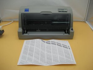 EPSON◎VP-930◎小型 水平型 ドットプリンタ◎USB／パラレル◎インクリボン・フロントトレイ無し◎印字良好　K3910