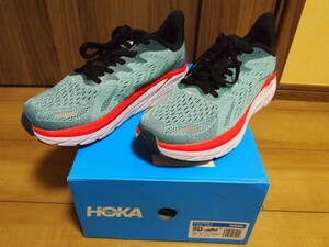 ☆5キロ試走のみ美品 HOKA ONEONE クリフトン8 ホカオネオネ 27cm 9D ノーマルワイズ CLIFTON 8 メンズ 1119393/RTAR 厚底 ケガ予防☆