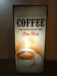COFFEE for you コーヒー 喫茶店 カフェ バー お家カフェ アメリカン ガレージ 店舗 サイン 看板 置物 雑貨 LED2wayライトBOX