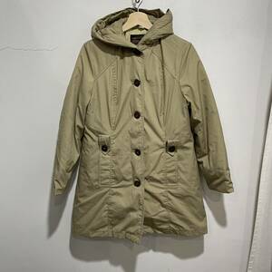 ☆送料無料☆EDDIE BAUER☆エディバウアー☆フード付きダウンコート☆80s☆黒タグ☆70s☆ビンテージ☆レディース☆J21