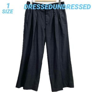 DRESSEDUNDRESSED ドレスドアンドレスド ワイドパンツ B9533