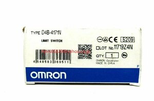 10個セット 新品 未使用 OMRON オムロン D4B-4171N リミットスイッチ【６か月保証】