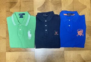 【3着セット】POLO Ralph Lauren・ポロ ラルフローレン・ポロシャツ・半袖シャツ・size：L