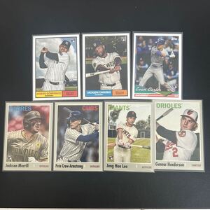 2024 topps archives 若手有望株 7枚 トッププロスペクト RC ルーキーカード