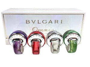 未使用　ブルガリ　BVLGARI　OMNIA　オムニア　トラベルコレクション　アメジスト/クリスタリン他　ミニボトル　5ml×4本　YK-7585